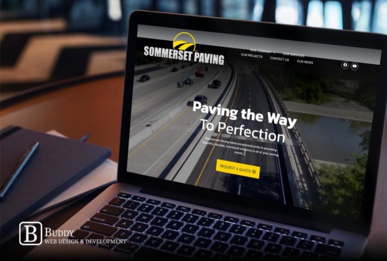 Sommerset Paving website image