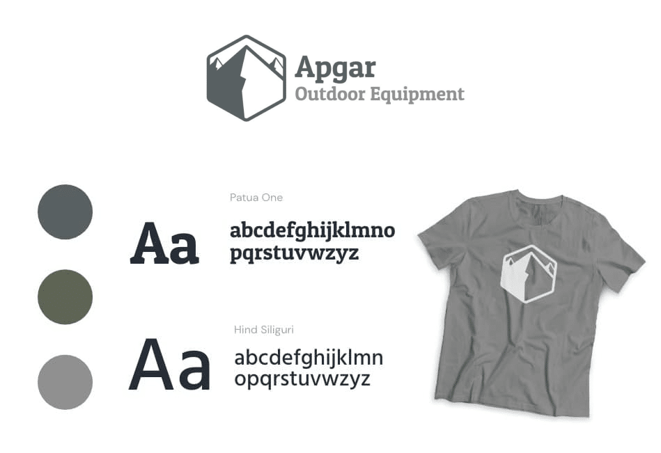 Apgar Outdoor Equipment logo and branding