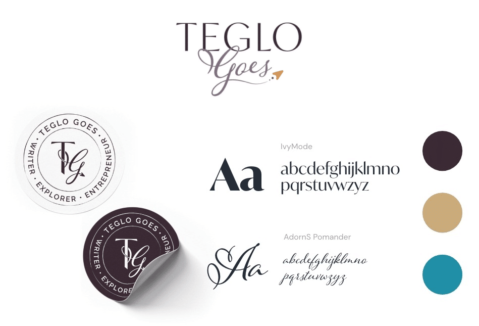 Teglo Goes logo and branding