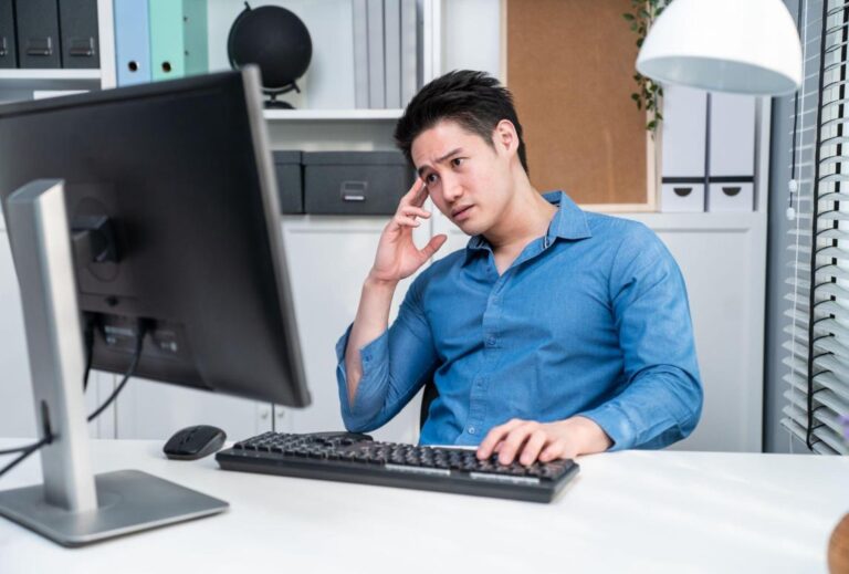 Man frustrated about missed website sales